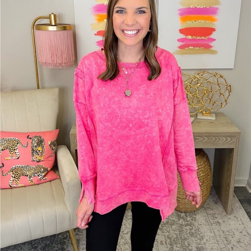 Pink boutique sweatshirt